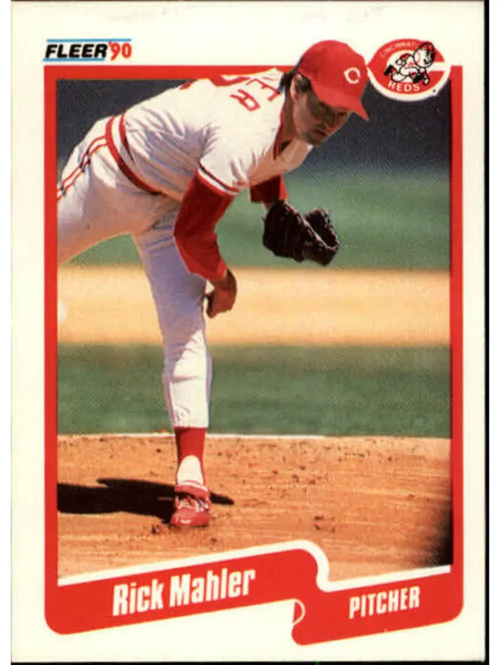 1990 Rick Mahler Fleer Baseball Card #425
